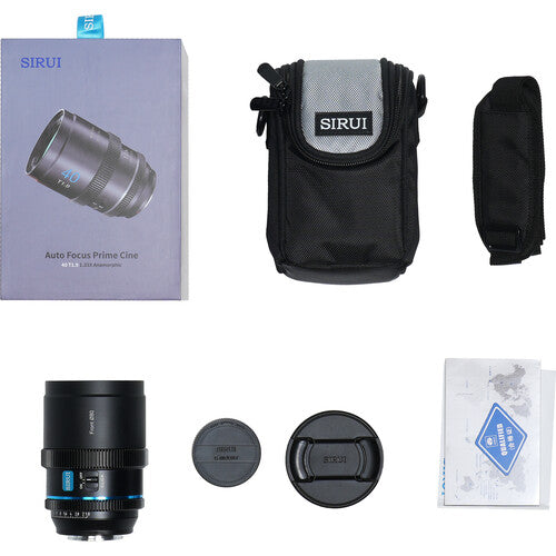 RENTAL ! SIRUI 40mm T1.8 1.3x APSC ANAMORPHIC AUTOFOCUS lens