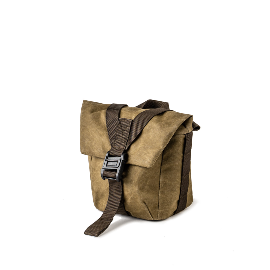 WOTANCRAFT Travel Camera Bag "PILOT" 2L, KHAKI BROWN