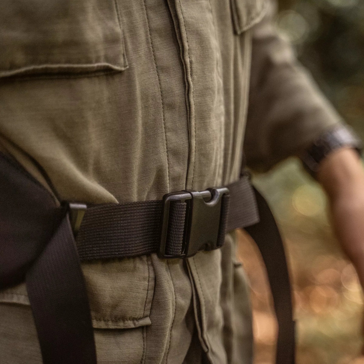 WOTANCRAFT WAIST STRAP for Pilot 18L backpack, BLACK