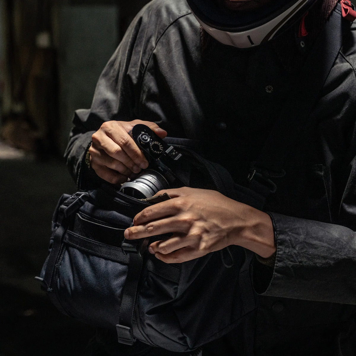 WOTANCRAFT Sling Bag "EASY RIDER" v2, 10L, Black
