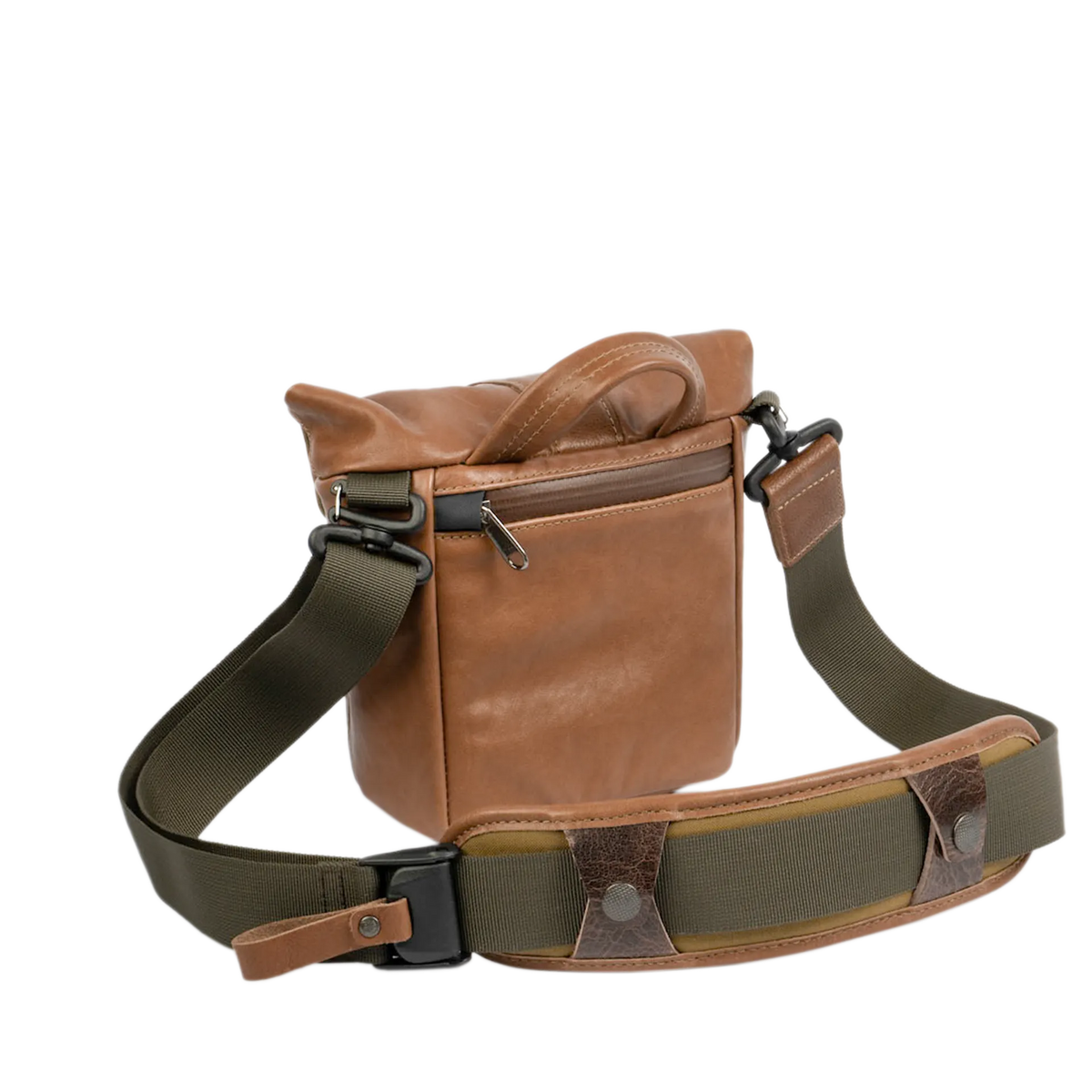 SALE ! WOTANCRAFT Travel Camera Bag "PILOT" 2L, FULL BROWN LEATHER