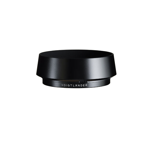 Voigtlander LH-15 black metal lens hood, side view