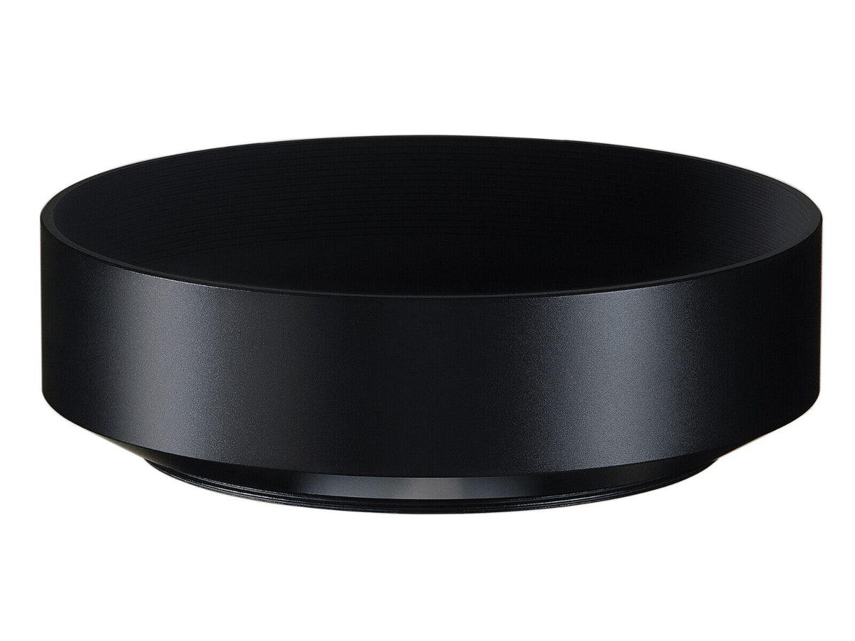 Voigtlander round metal lens hood in black for the Nokton 50mm f/1.0