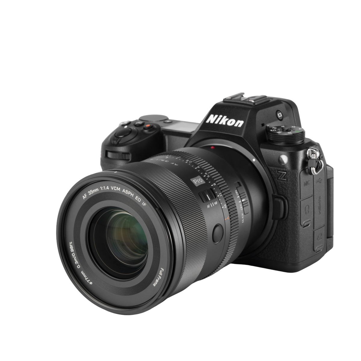 Viltrox AF 35mm f1.4 PRO Nikon Z on camera