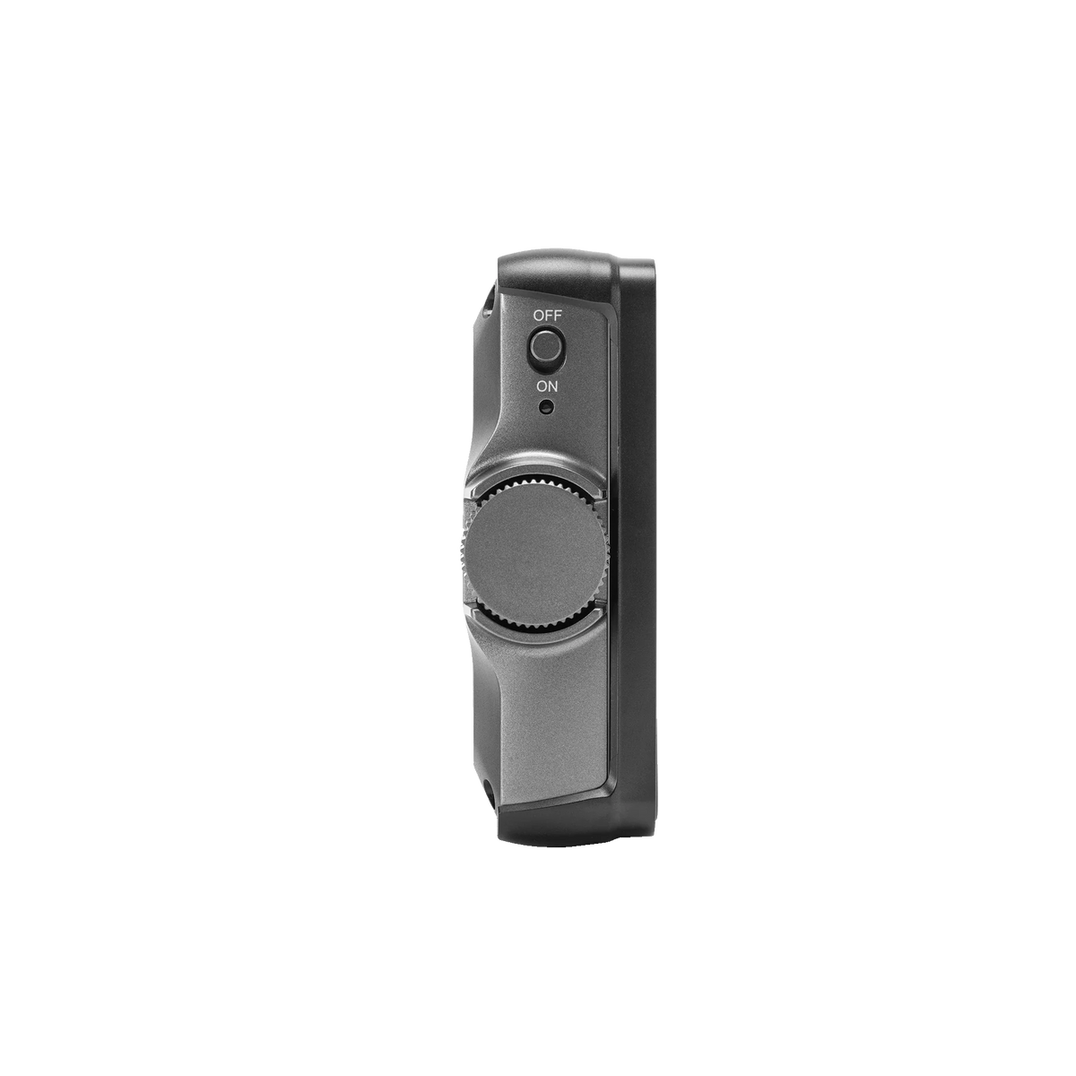 Viltrox DC-A1 monitor side view with power switch and mounting knob
