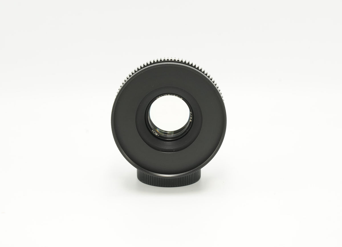 Helios 44-2 cine-modded lens, front element with gear ring