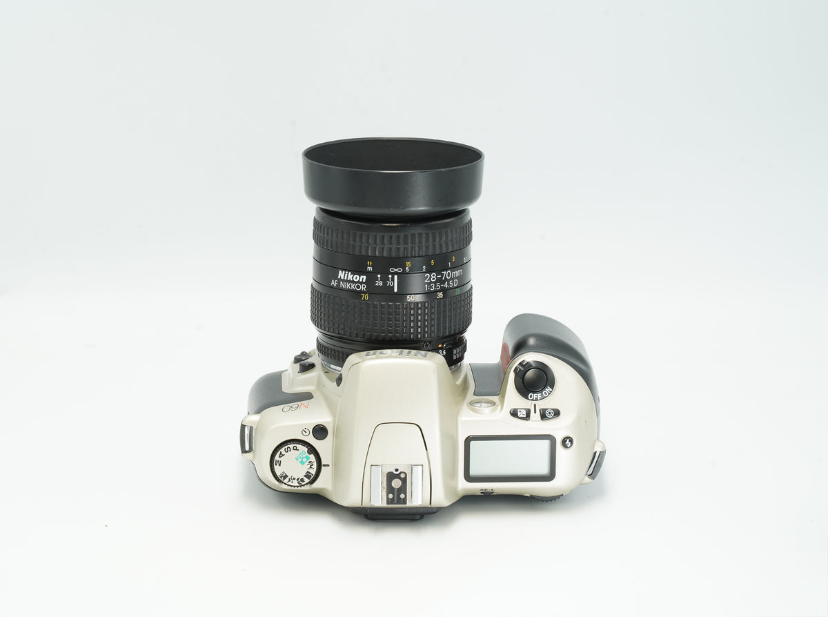 AUTOFOCUS ! Nikon N60/F60 film camera, with zoom lens