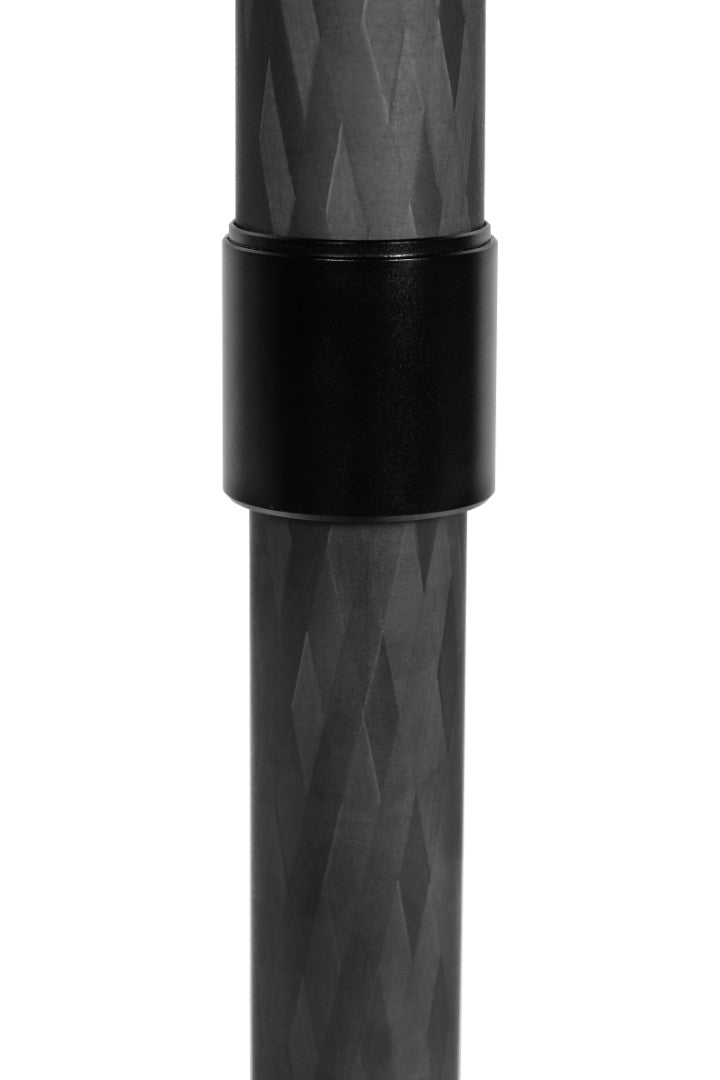 Sirui SVM-165 carbon fibre leg section and joint close-up
