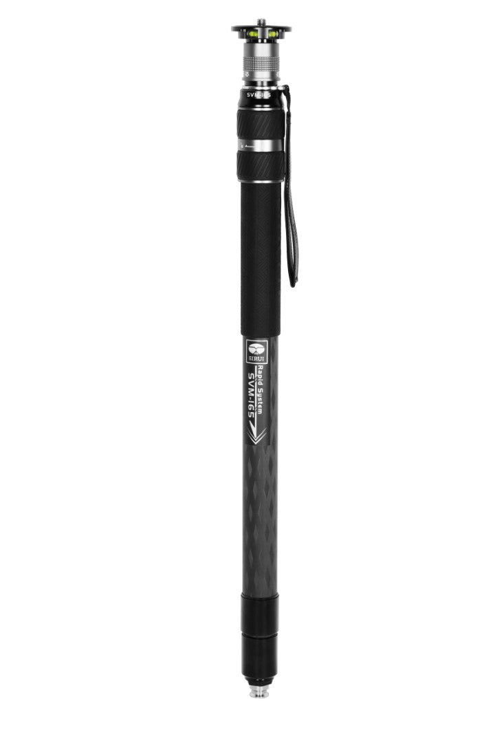 Sirui SVM-165 monopod with top plate and wrist strap, collapsed