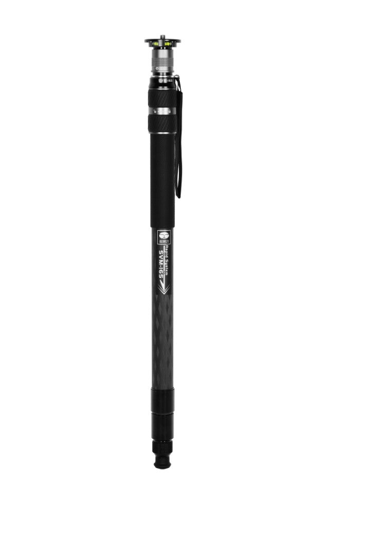 Sirui SVM-165 carbon fibre monopod, slim side view