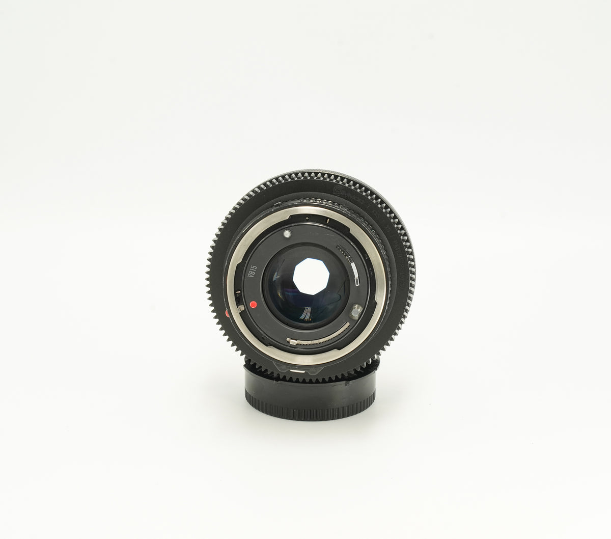Canon nFD 50mm f1.4 with CINE MOD options