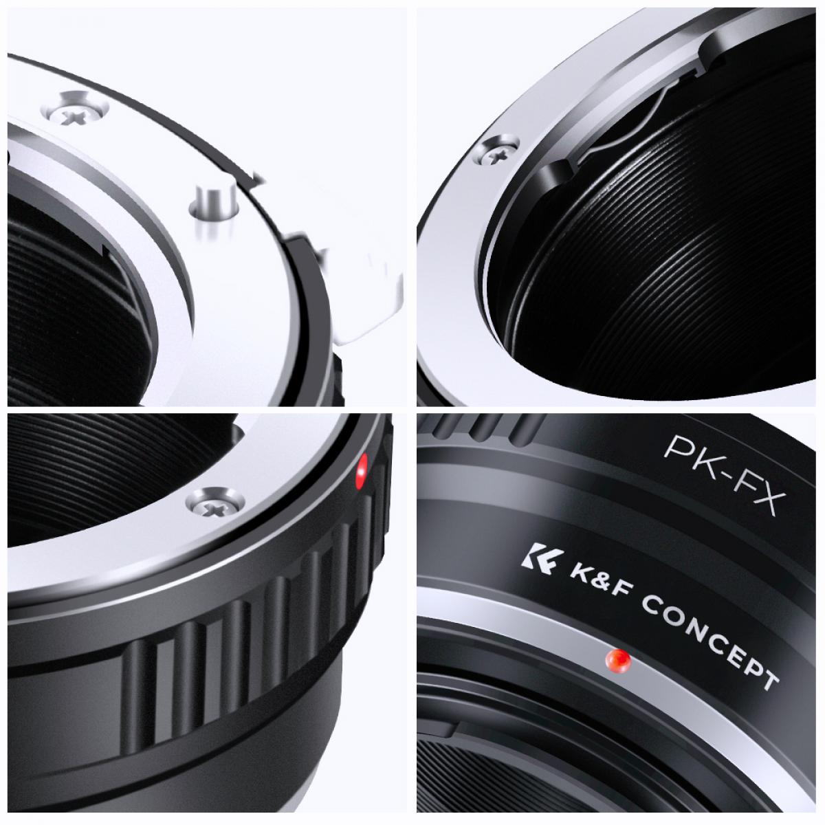 K&F CONCEPT PENTAX K Lens to Fuji X mount adapter