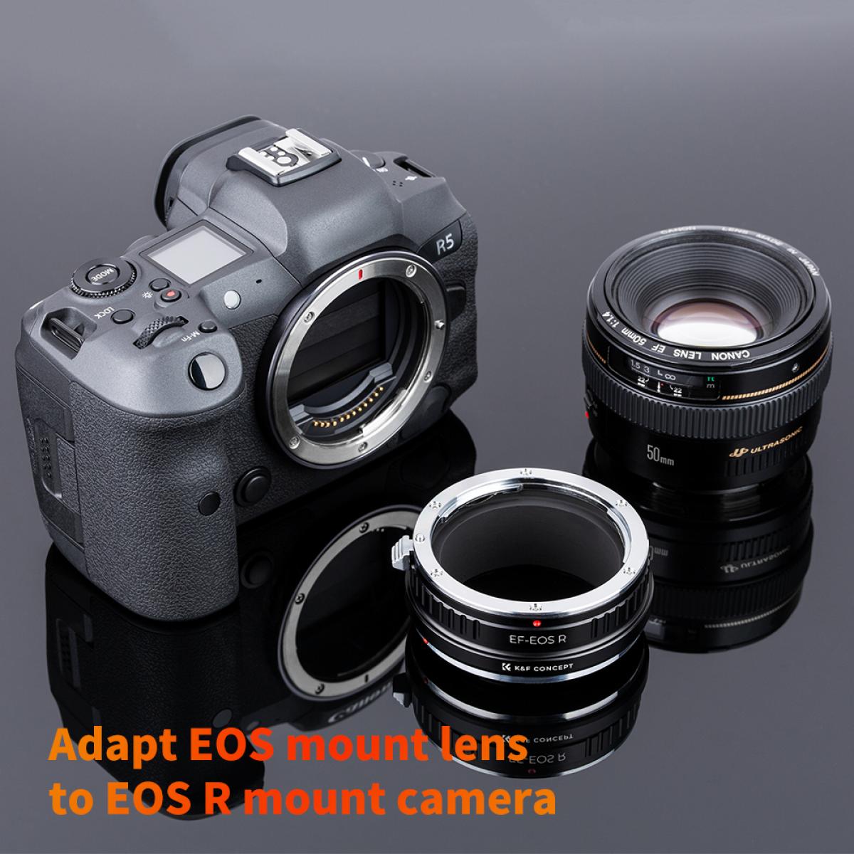 K&F CONCEPT Canon EF Lens to Canon EOS R mount adapter