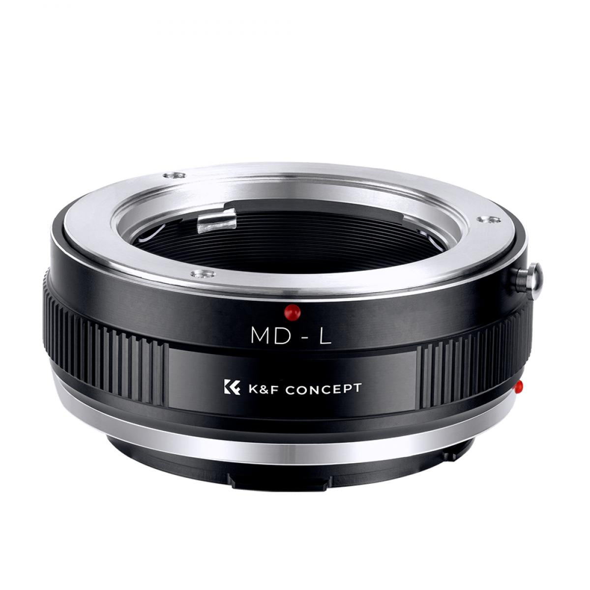 K&F Concept Minolta MD to Leica L mount lens adapter, front view