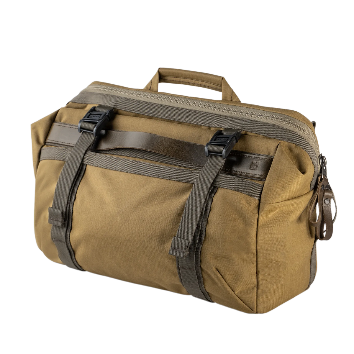 Wotancraft Lightning Rider v2 13L sling bag in khaki brown, front view
