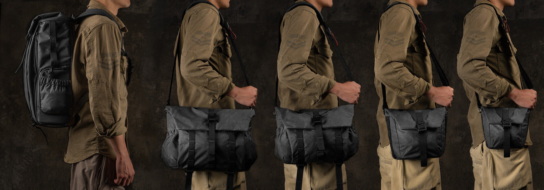 WOTANCRAFT Travel Camera Bag "PILOT" 2L, KHAKI BROWN