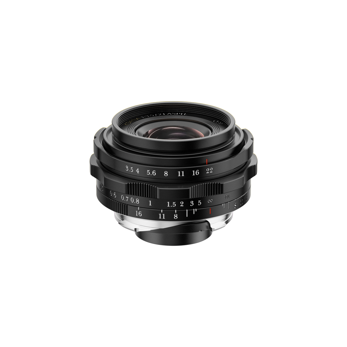 Thypoch Ksana 21mm f/3.5 compact wide-angle Leica M lens in black, front view