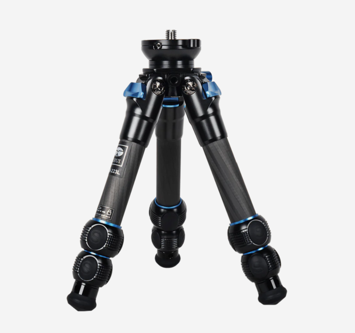 Sirui AM-223L mini tripod standing with legs spread