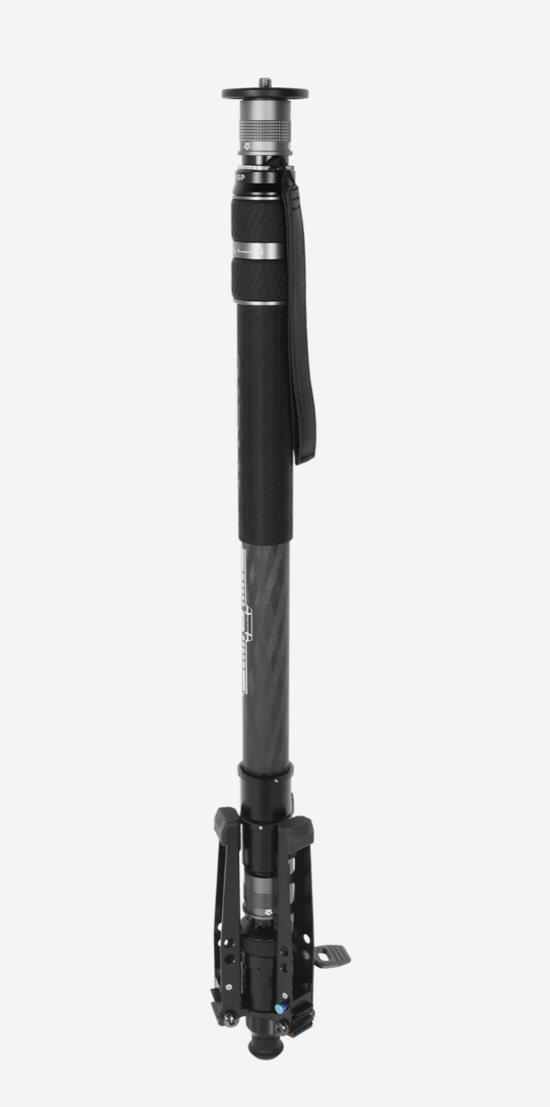 Sirui SVM-165P carbon fibre monopod with pedal base, folded