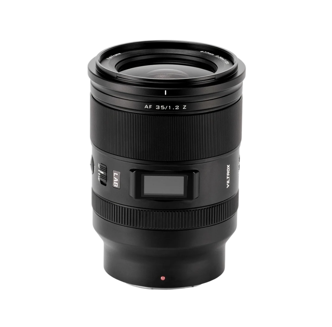 Viltrox LAB AF 35mm f/1.2 Z full-frame autofocus lens for Nikon Z with LCD screen
