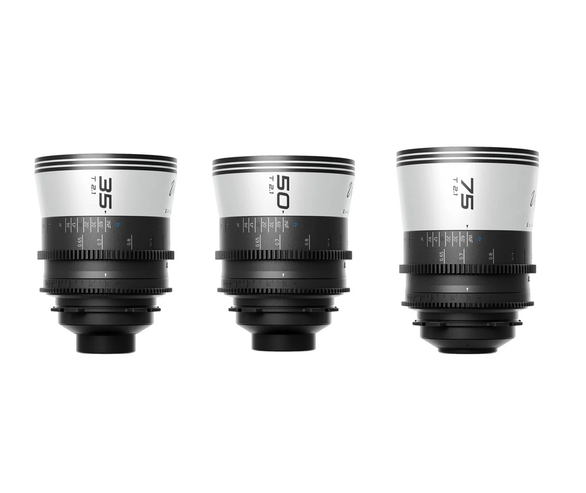 BLAZAR VIPER 35-50-75mm T2.1 set ANAMORPHIC 1.5x, silver flare