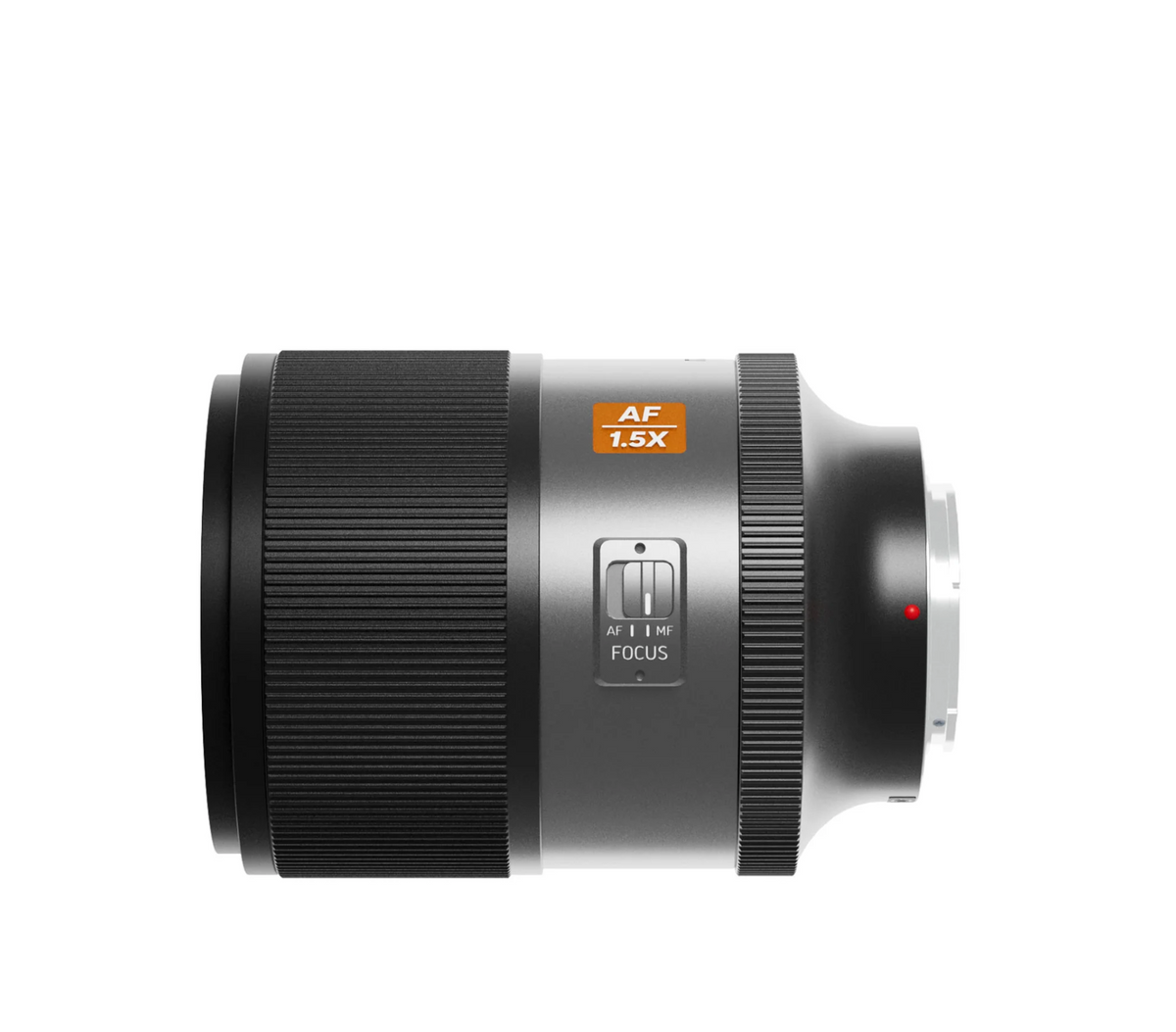 Blazar Talon 35mm T2.1 anamorphic lens profile showing the AF/MF focus switch
