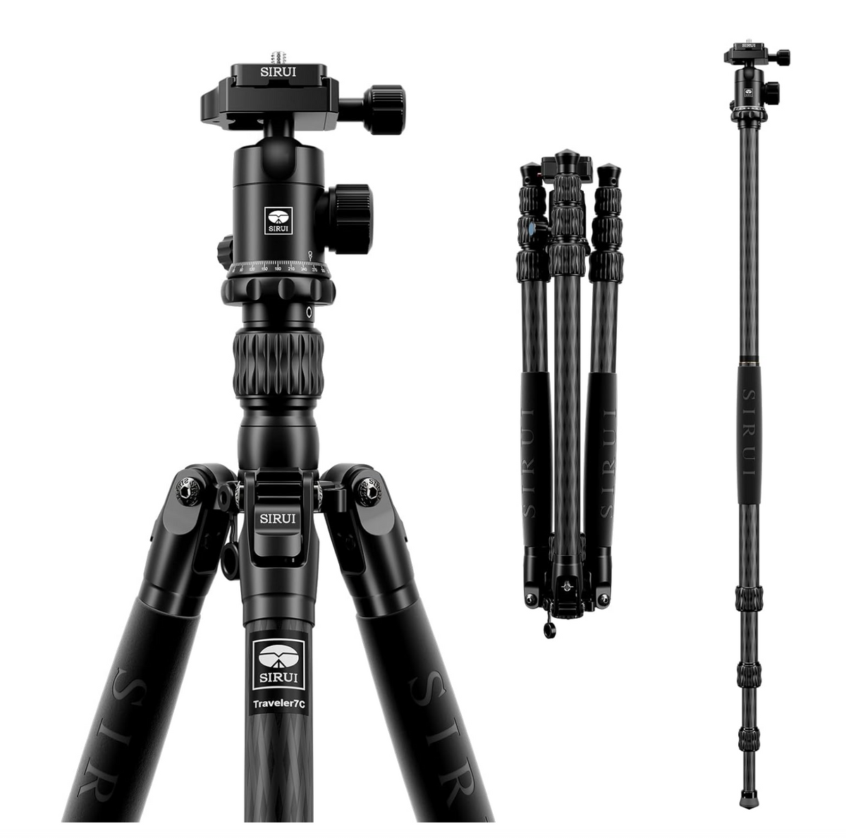SIRUI Traveller 7C Compact Photo Tripod with Head