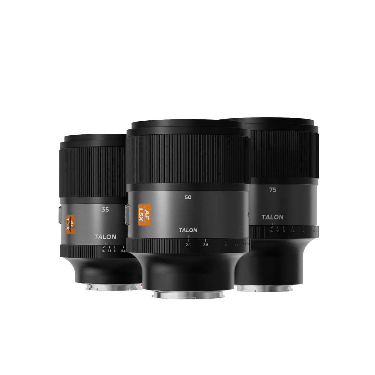 Blazar Talon 1.5x autofocus anamorphic lens range: 35mm, 50mm and 75mm