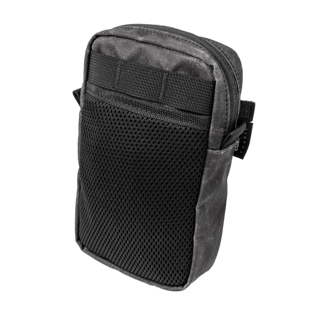 WOTANCRAFT External module - ZIPPER POUCH (Armor 9), Charcoal Black