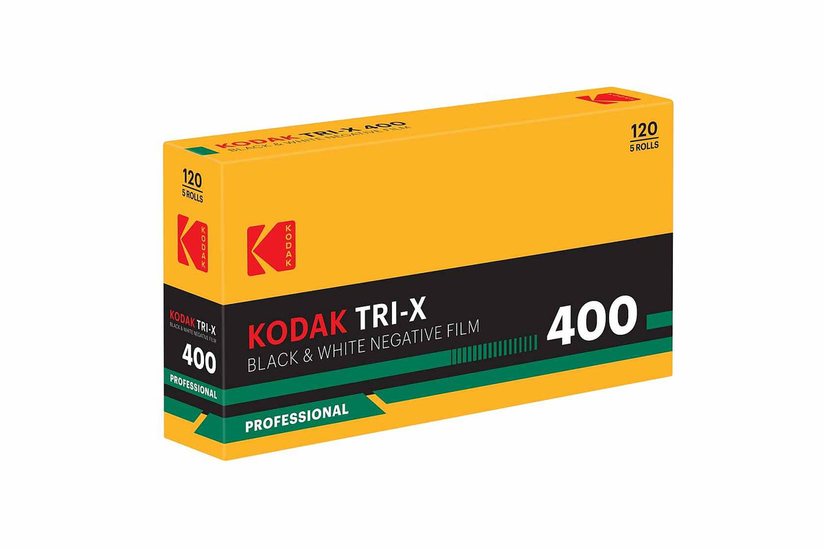 Kodak Tri-X 400 120 medium format black and white film box