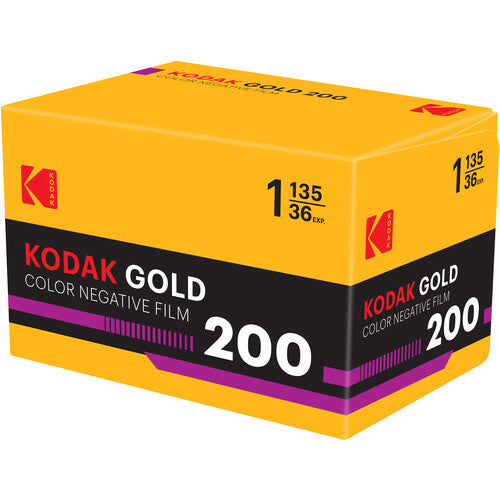 Kodak Gold 200 colour negative 35mm film, 36 exposures box