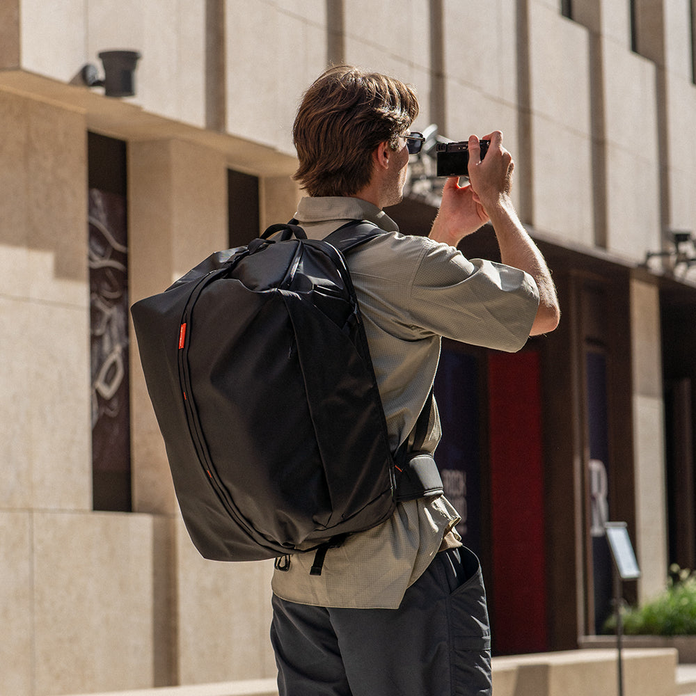 OneMo Travel Backpack lifestyle