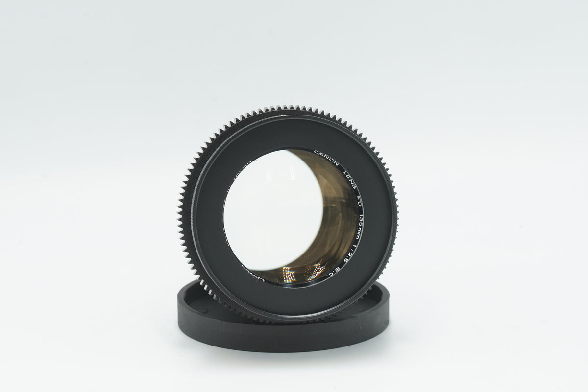 Canon FD 135mm f2.5 S.C. CINE-MODDED to EF