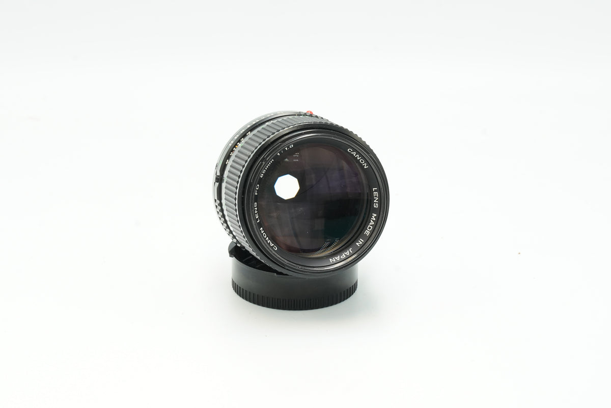 Canon nFD 85mm f/1.8 front element and name ring