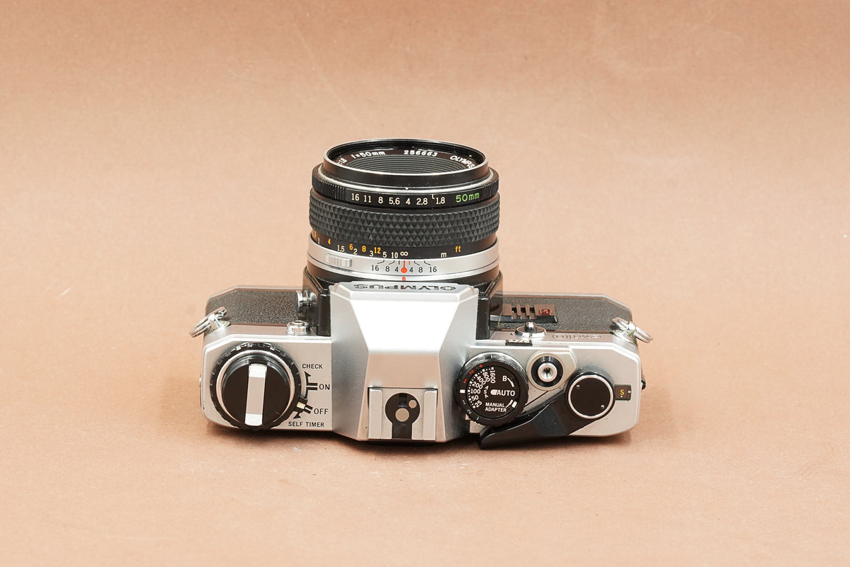 Olympus OM10, silver, with lens choice