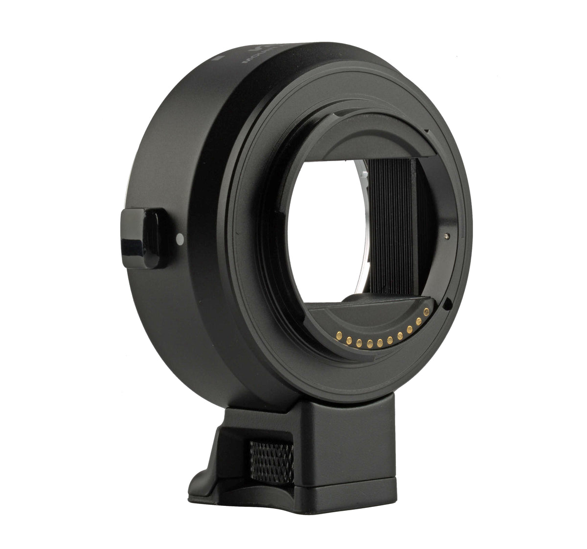 Viltrox EF-NEX IV adapter, Sony E camera side with contacts