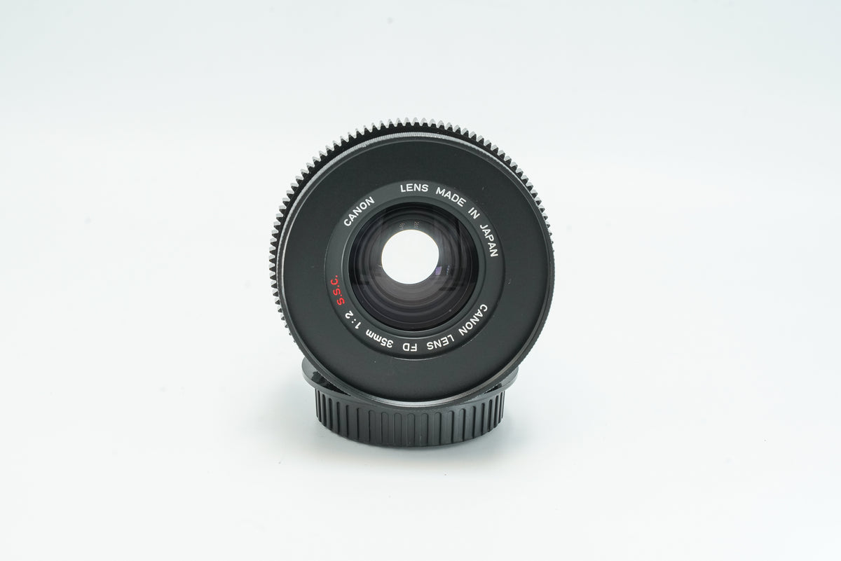 Canon FD 35mm f2.0 S.S.C. CINE MODDED to EF