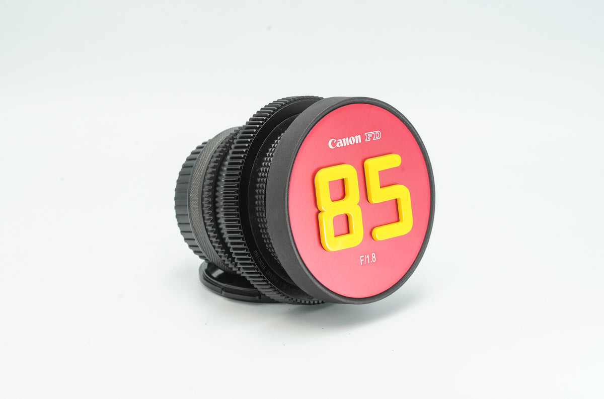 Canon FD 85mm f1.8 S.S.C. CINE MODDED to EF