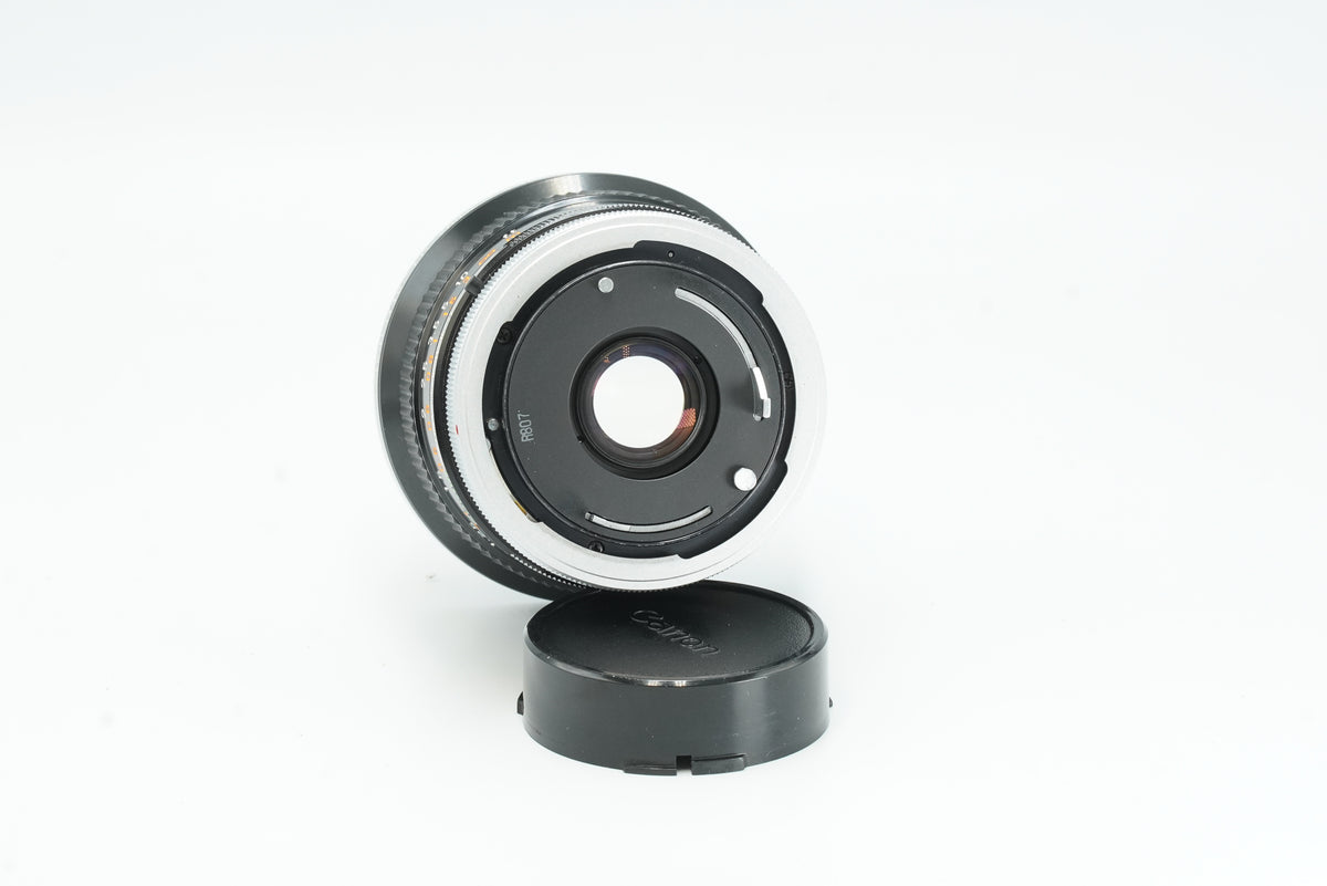 Canon FD 20mm f/2.8 S.S.C., rear view of the FD mount