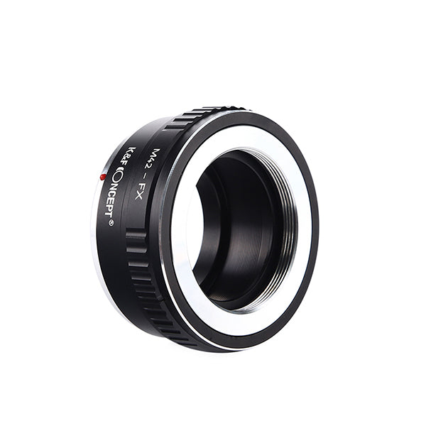 K&F Concept M42 to FX adapter, angled view of the M42 thread
