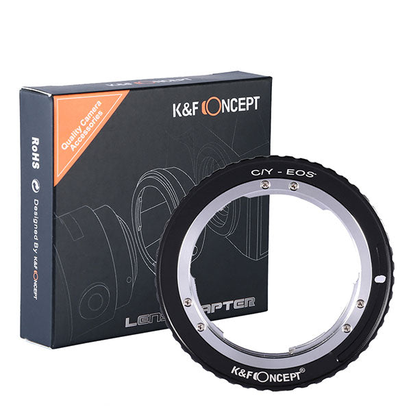 K&F CONCEPT Contax Zeiss CY Lens to Canon EOS EF mount adapter