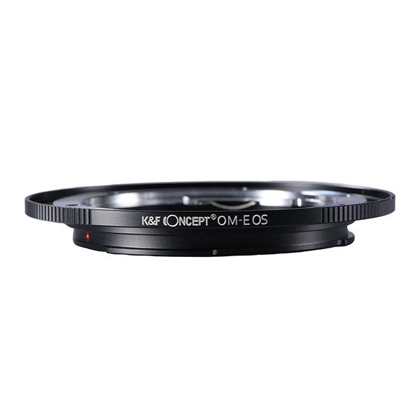 K&F Concept Olympus OM to Canon EF lens mount adapter, side view