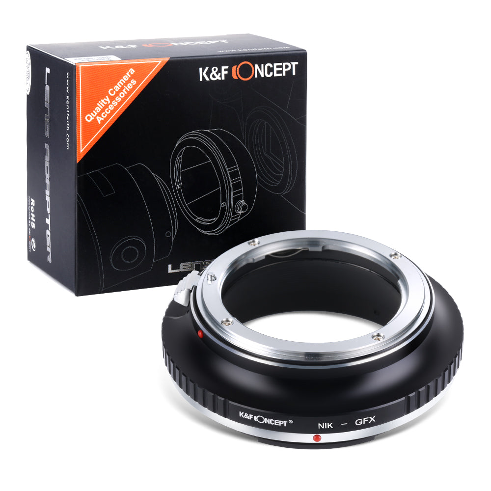 K&F CONCEPT Nikon F(AiS) Lens to Fuji GFX Medium Format mount adapter