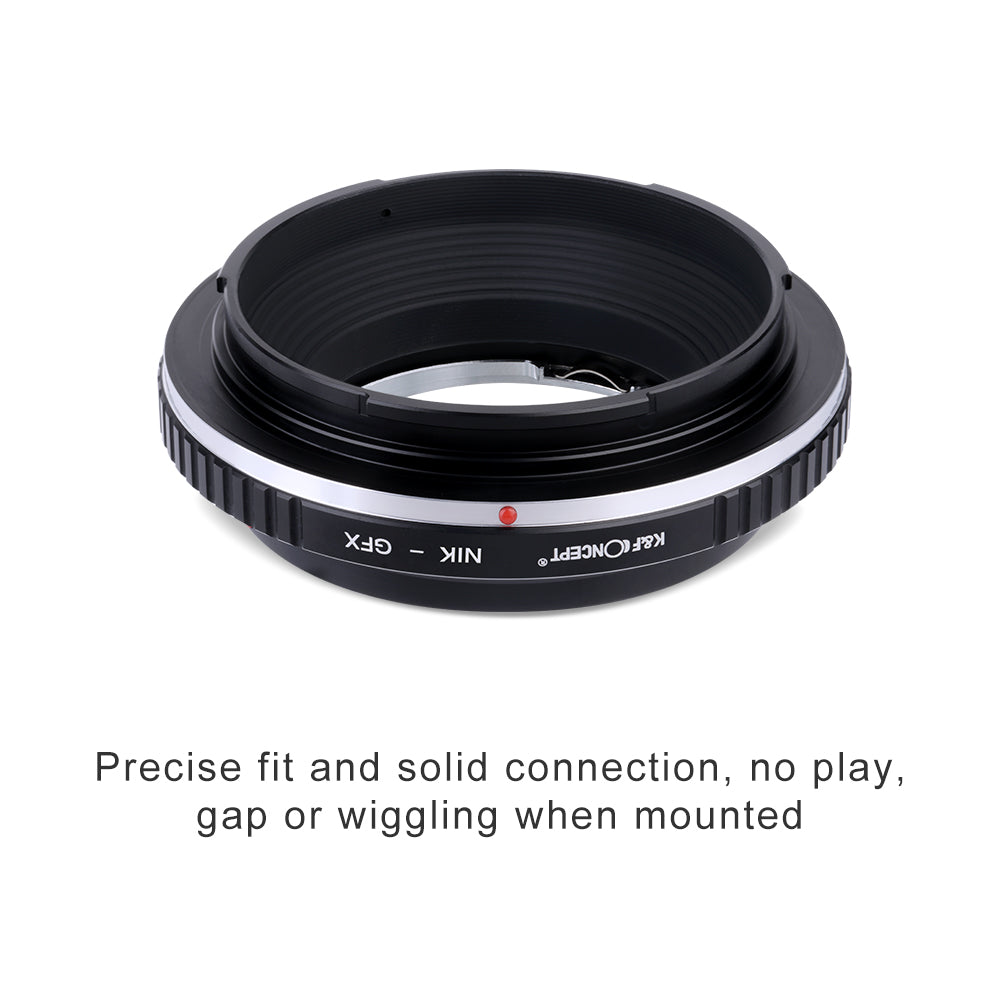K&F CONCEPT Nikon F(AiS) Lens to Fuji GFX Medium Format mount adapter