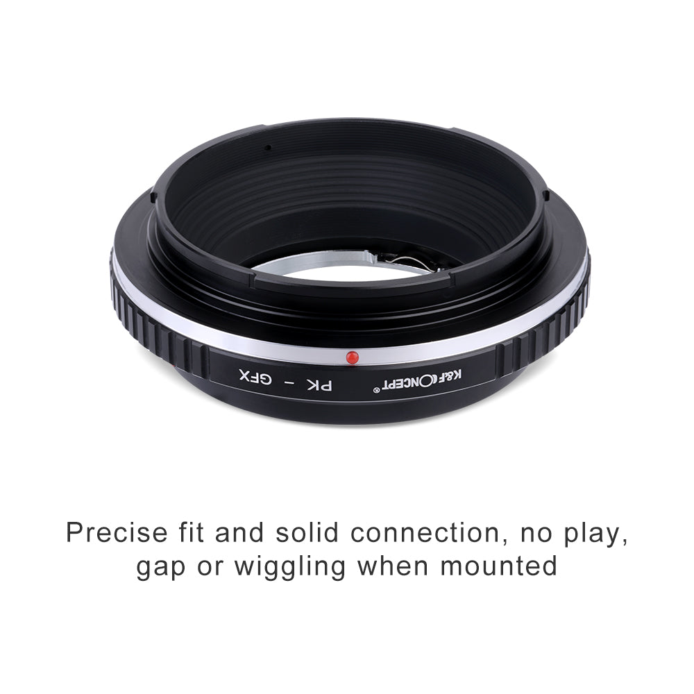 K&F CONCEPT Pentax K Lens to Fuji GFX Medium Format mount adapter