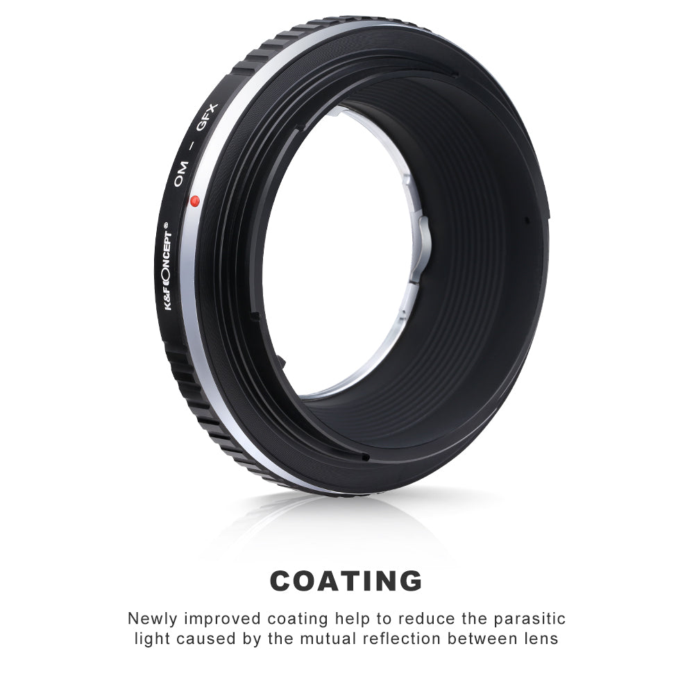 K&F CONCEPT Olympus OM Lens to Fuji GFX Medium Format mount adapter