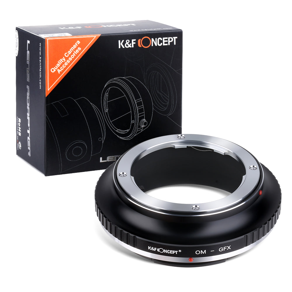 K&F CONCEPT Olympus OM Lens to Fuji GFX Medium Format mount adapter