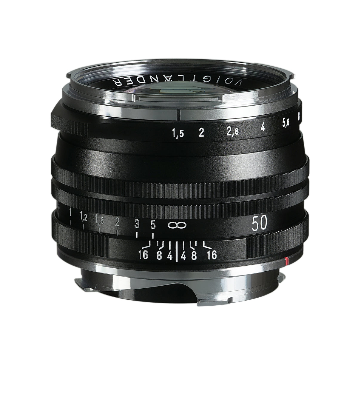 Voigtlander Nokton 50mm f/1.5 Vintage Line II Aspherical MC lens for Leica M, black