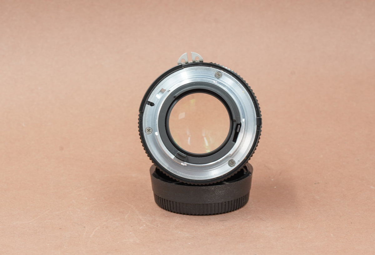 Nikkor 50mm f/1.4 Ai, rear view of the Nikon F mount