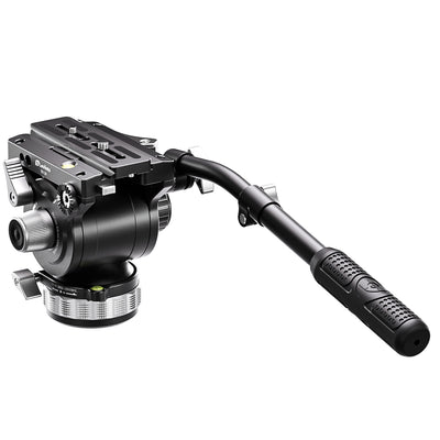 Leofoto LVC-253C Cinema Video Tripod with BV-20 Fluid Head, carbon fibre twin-leg